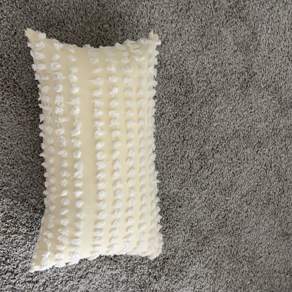 Lemon n White Accent Pillows & Shams